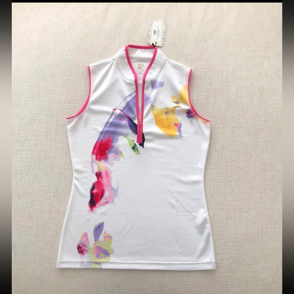 NWT EP GOLF TANK FLOWER WATERCOLOR PRINT